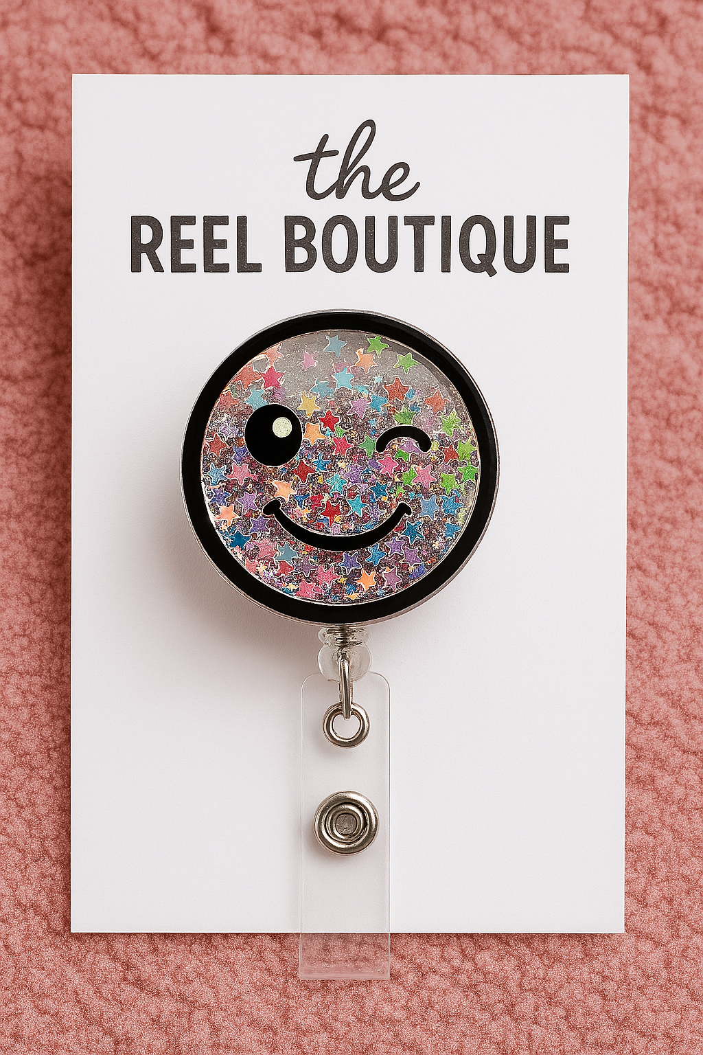 Winking Shaker Badge Reel