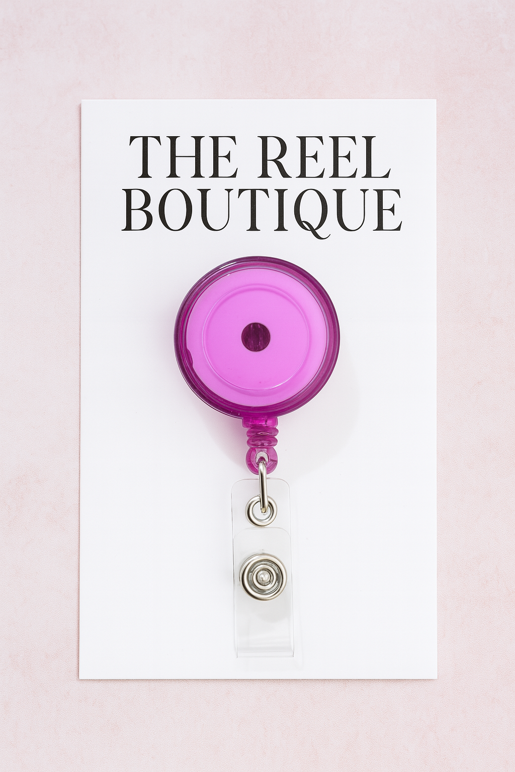 Interchangeable Badge Reel Base