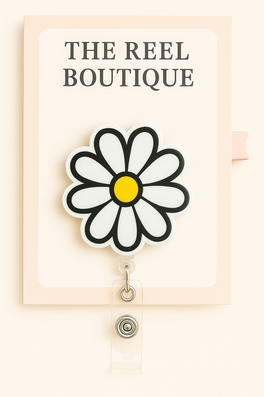 Classic Daisy Badge Reel Topper