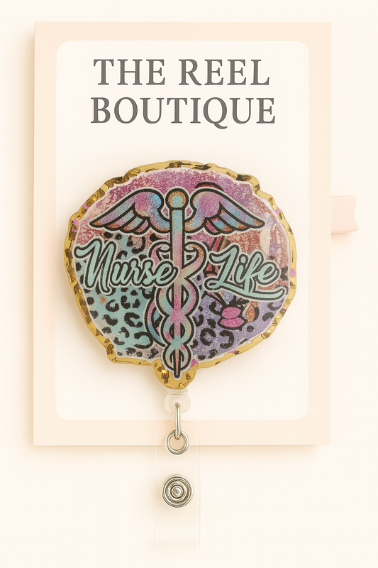 Nurse Life Badge Reel Topper